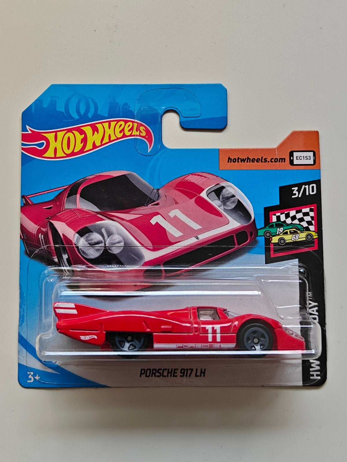 Hot Wheels Porsche 917 LH Rood HW Race Day - 2019, Enlèvement ou Envoi