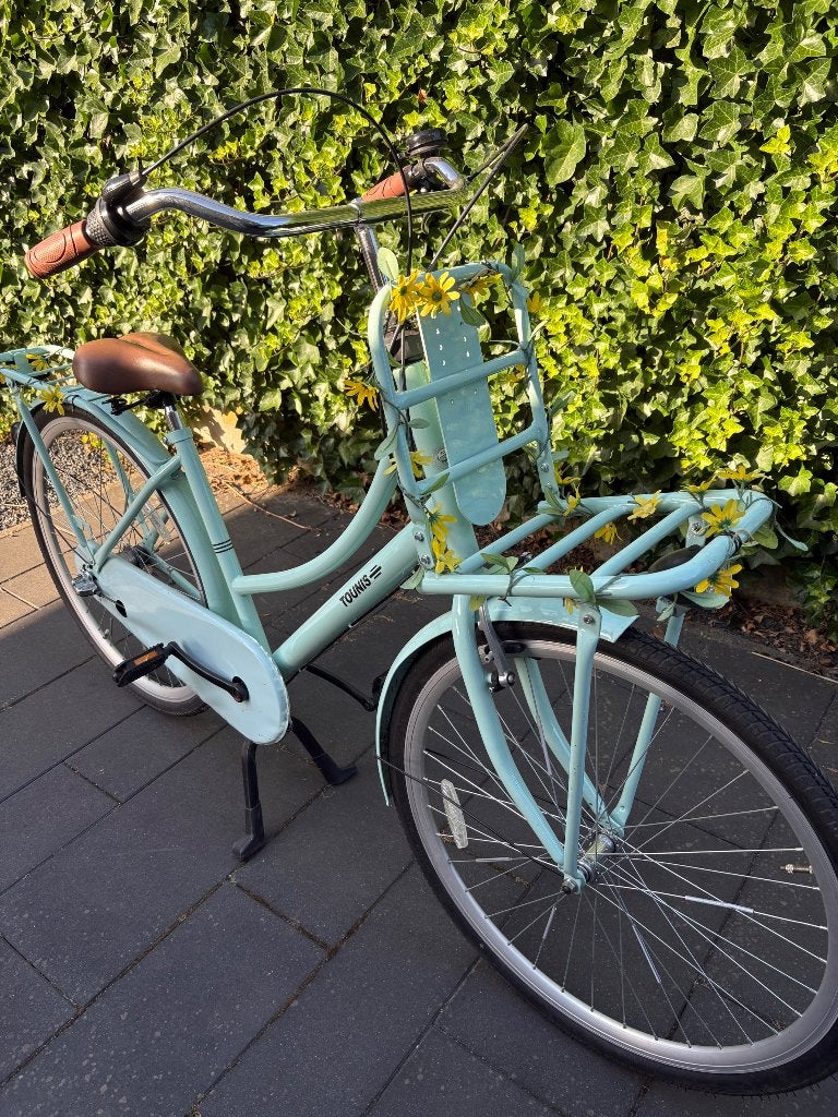 Damesfiets merk tounis, Terugtraprem, 47 tot 50 cm, Versnellingen, Zo goed als nieuw
