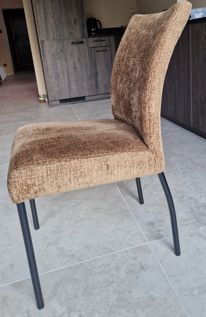 6 eetkamerstoelen, Ophalen, Zo goed als nieuw, Stof, Vijf, Zes of meer stoelen