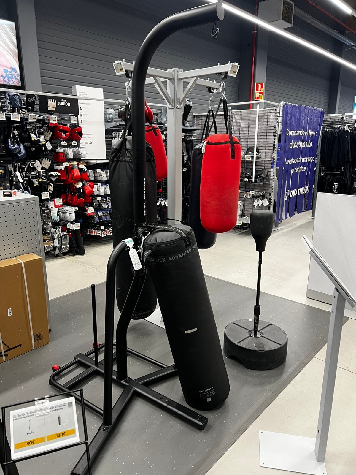 Support pour sac de Frappe, Enlèvement, Comme neuf, Sac de boxe
