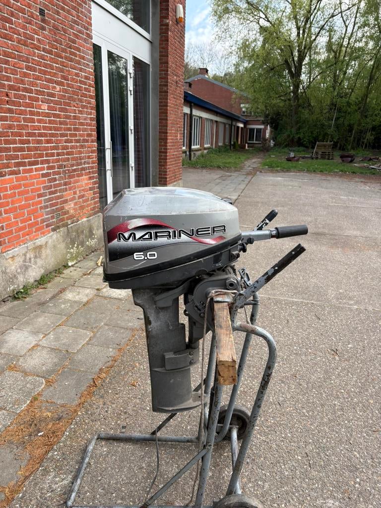 Mariner 6PK buitenboordmotor, Watersport en Boten, Buiten- en Binnenboordmotoren, Gebruikt, Benzine, Buitenboordmotor, 5 tot 10 pk