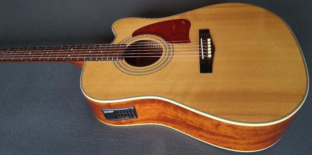 Ibanez elektro-akoestisch Artwood AW100 1998, Ophalen of Verzenden, Zo goed als nieuw, Western- of Steelstringgitaar, Met (piezo-)element