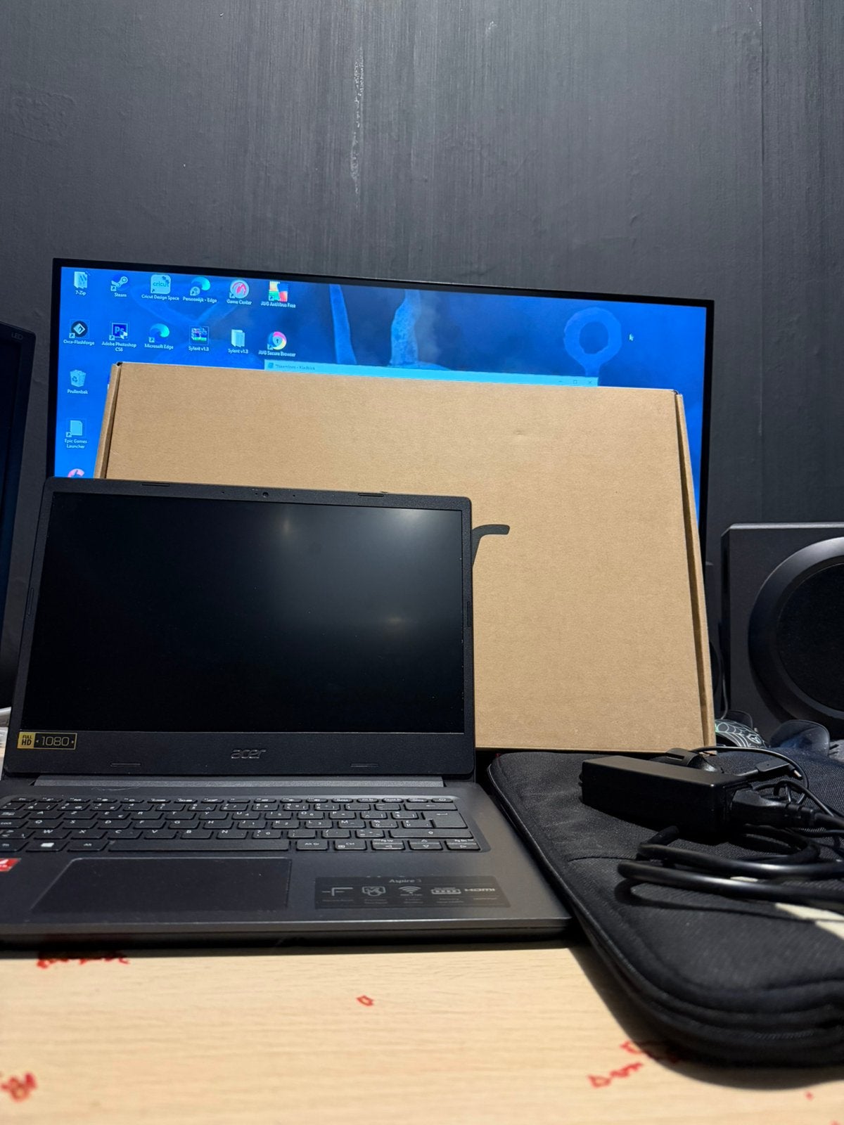 Acer Aspire 3 Ryzen 5 – 12GB RAM – 512GB SSD, Ophalen of Verzenden, Zo goed als nieuw, 14 inch, SSD