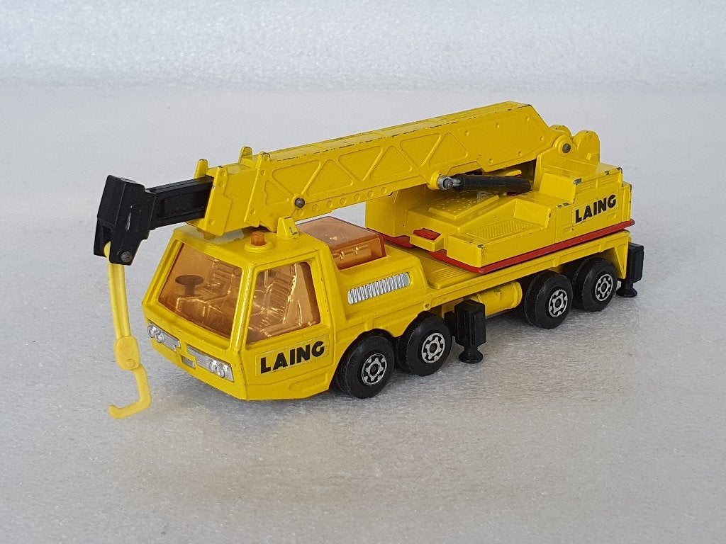 Matchbox - Super Kings: Hercules Mobile Crane Laing (K-12) 2, Ophalen of Verzenden, Gebruikt, Bus of Vrachtwagen