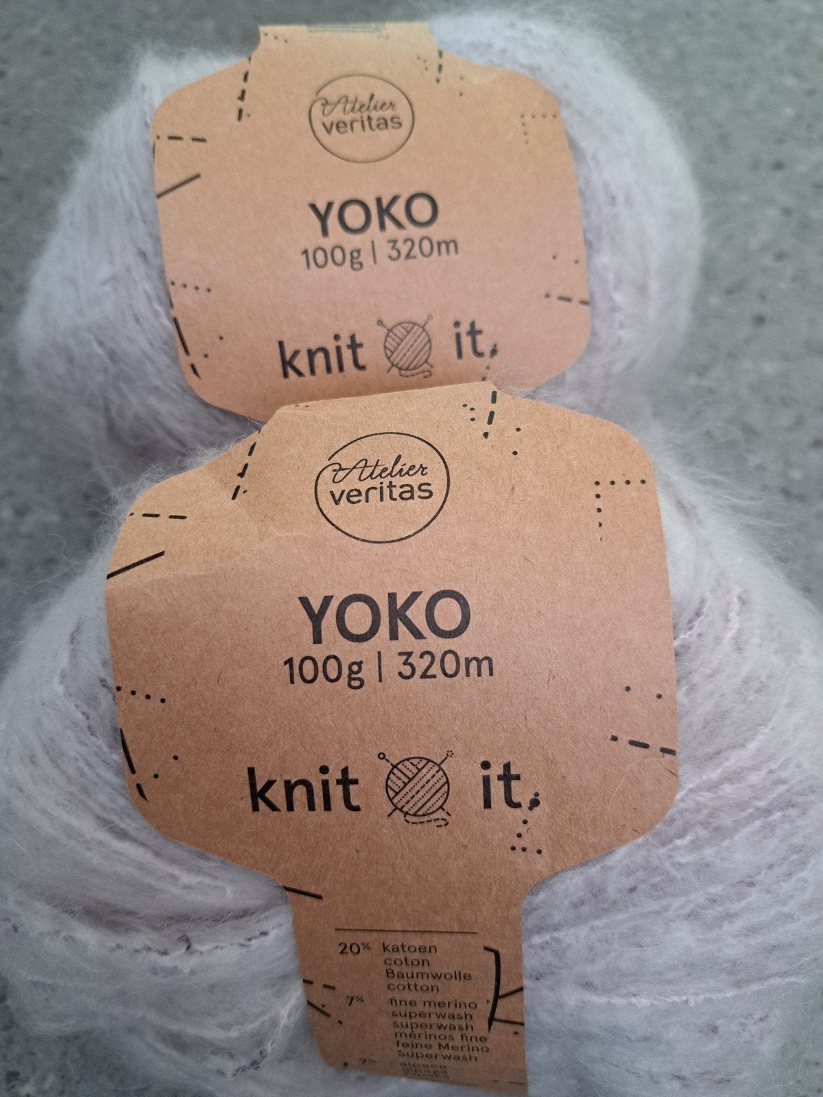 wol veritas yoko, Hobby en Vrije tijd, Ophalen of Verzenden, Nieuw, Breien, Wol of Garen