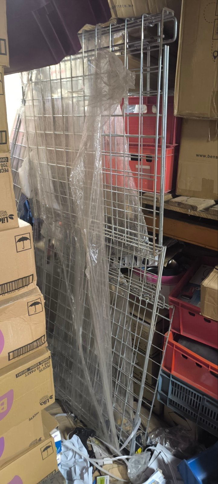 pallet kooi metaal 4stuk, Doe-het-zelf en Bouw, Ophalen, Zo goed als nieuw, IJzer