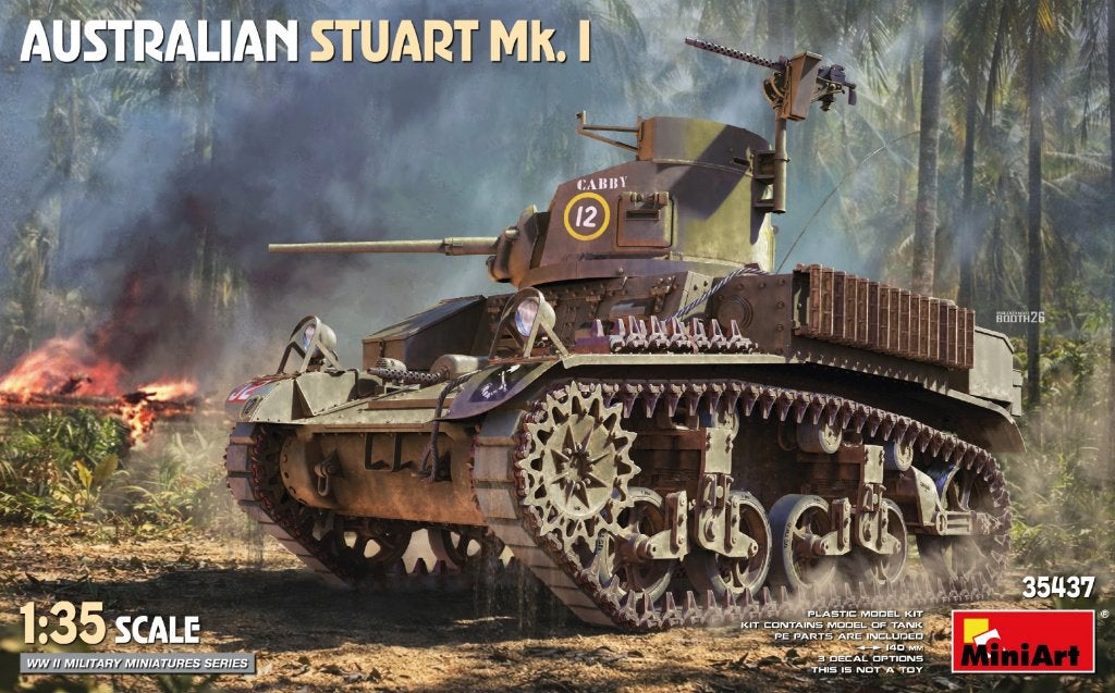 MINIART 35437 AUSTRALIAN STUART MK. I échelle 1/35, Overige merken, Tank, 1:32 tot 1:50, Nieuw