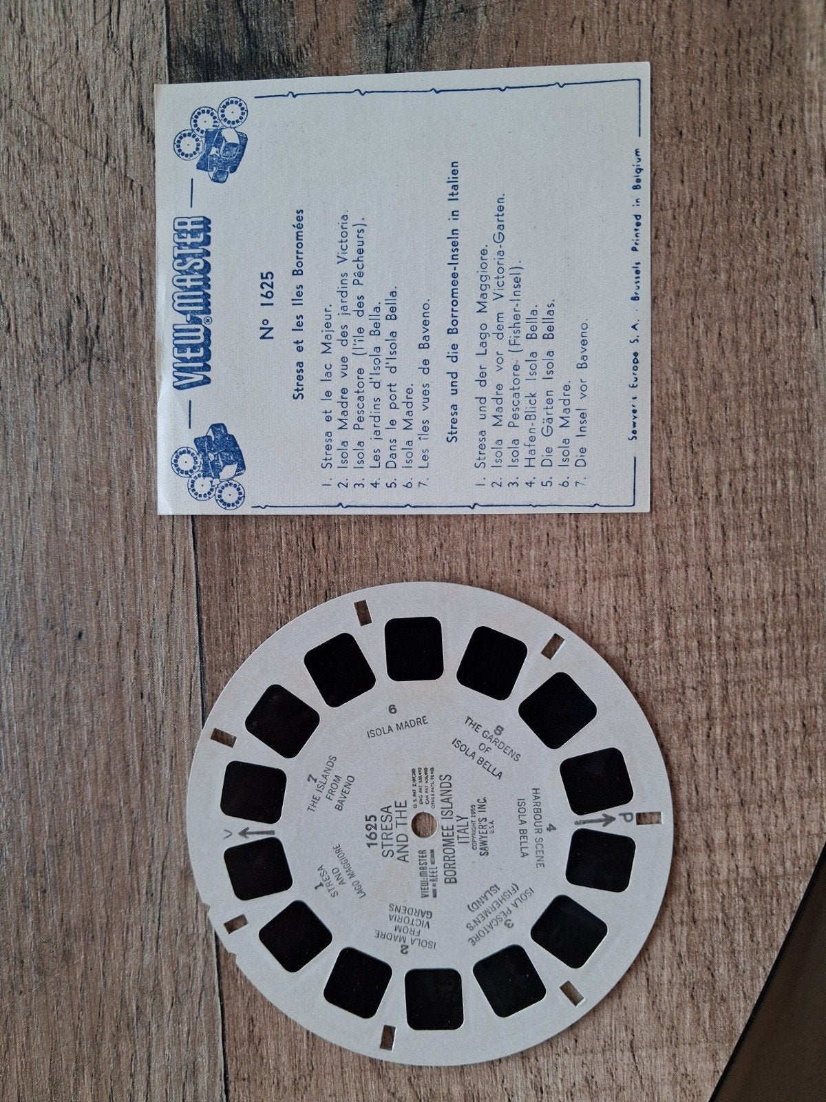 view-master : Italy 1625, Verzenden