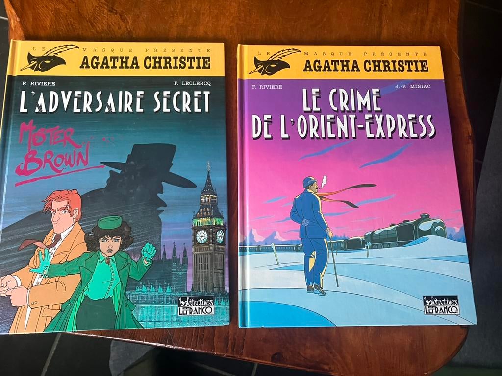 BD - Agatha Christie - T1 et T2, Boeken, Stripverhalen, Meerdere stripboeken, Ophalen of Verzenden, Gelezen