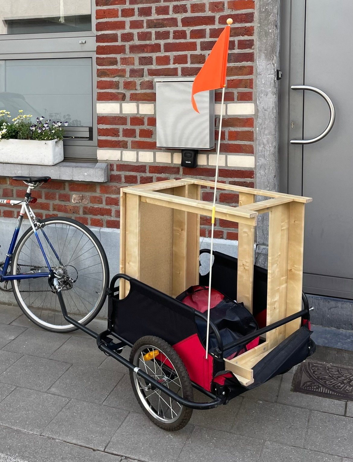 Fietskar in goede staat, Ophalen, Zo goed als nieuw
