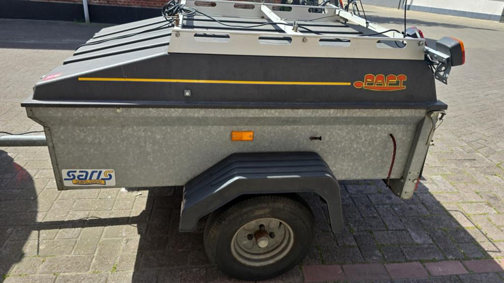 Zeer mooie aanhanger bagage wagen met kap, Auto diversen, Aanhangers en Bagagewagens, Ophalen