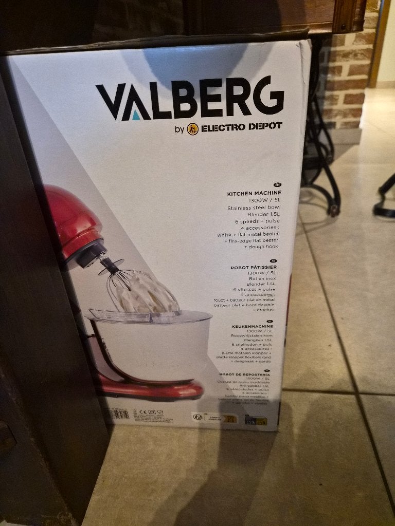 Keukenrobot, Elektronische apparatuur, 4 liter of meer, Ophalen, Nieuw, 3 snelheden of meer