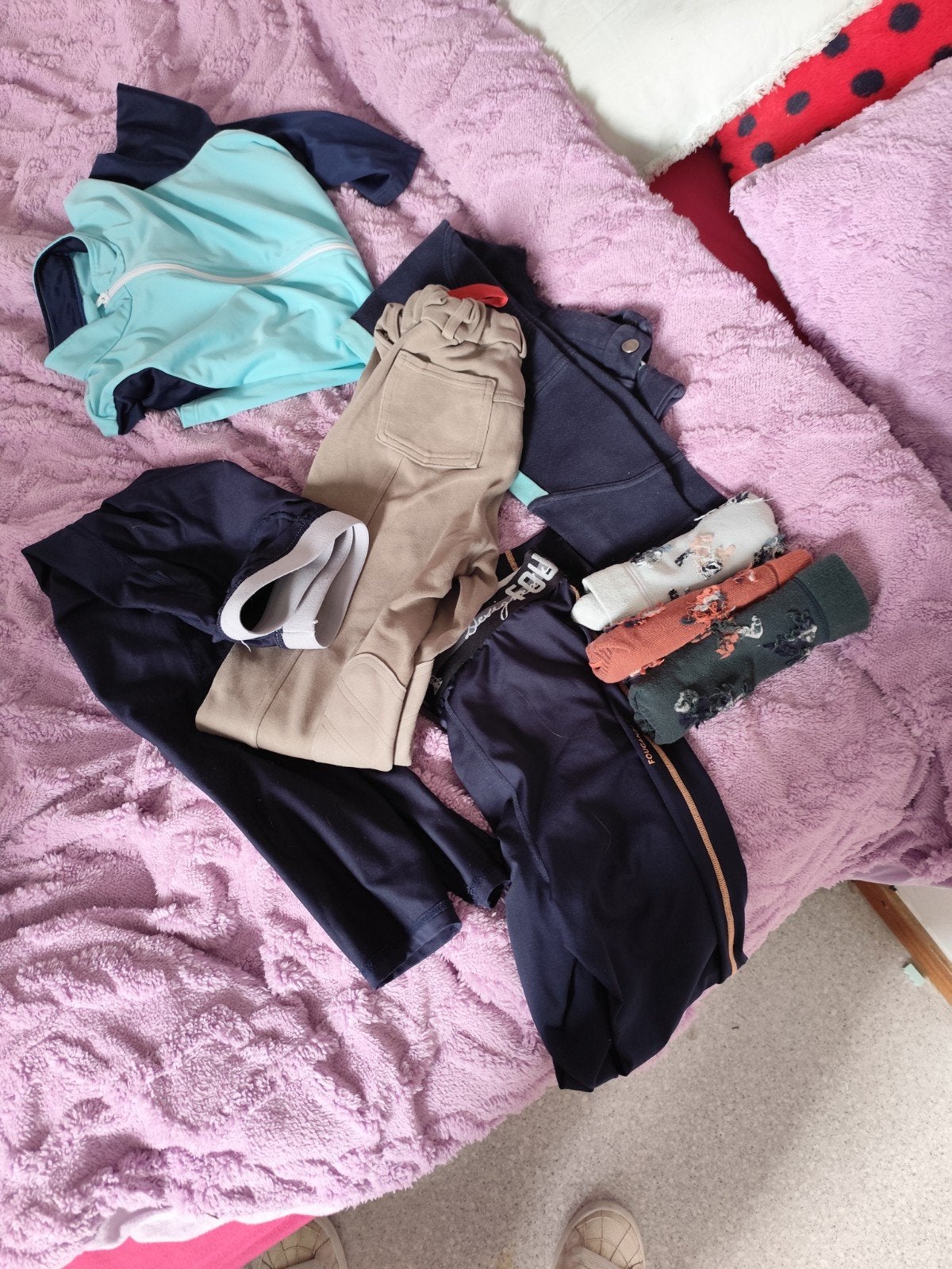 paardrijbroeken en paardrijkousen, Dieren en Toebehoren, Paardrijkleding, Gebruikt, Kinderen, Overige merken, Ophalen of Verzenden
