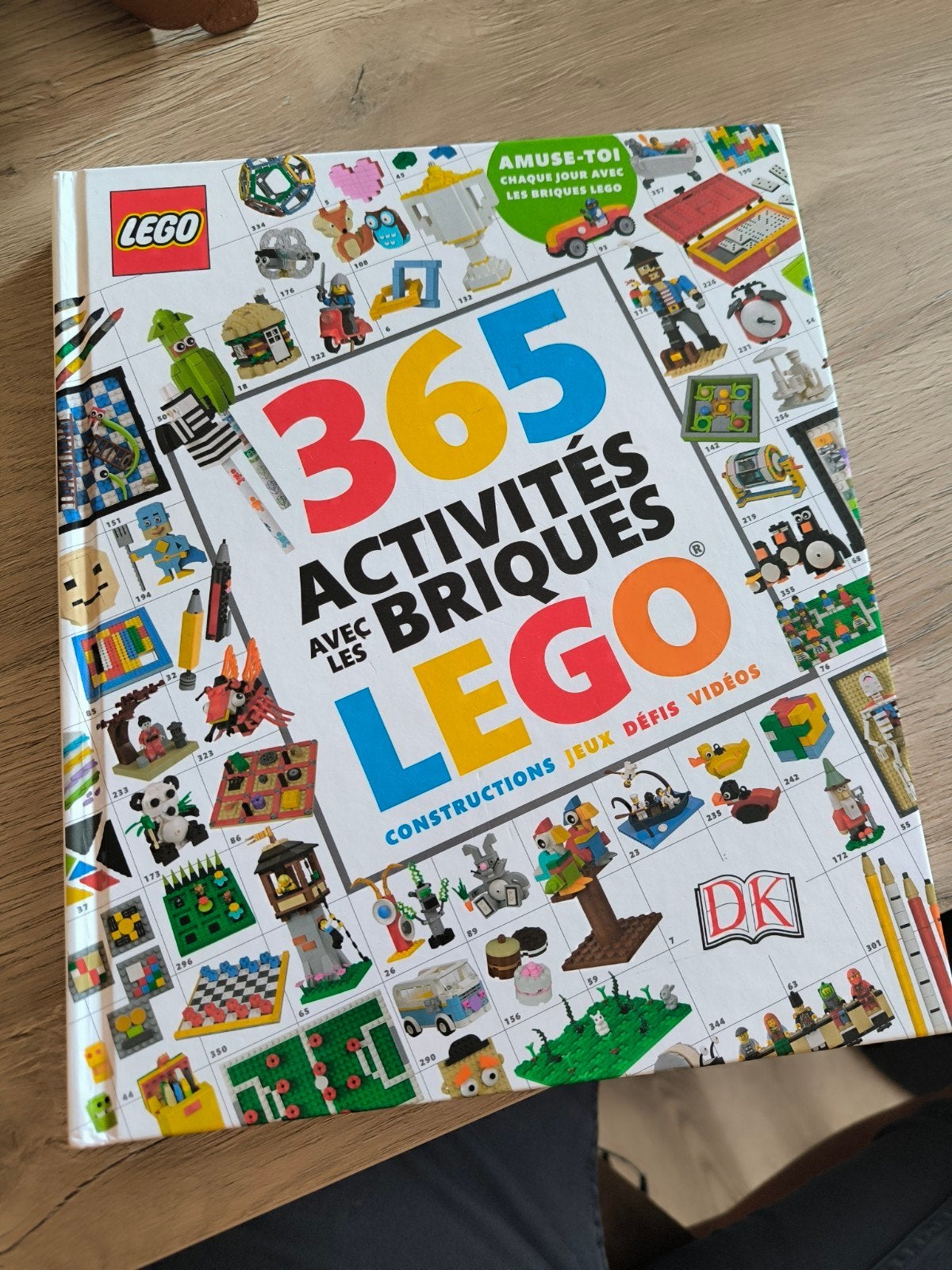 Livre LEGO 365 activités avec les briques Lego - TBE, Enlèvement ou Envoi