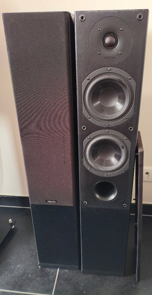 speakers vloerstaanders Indiana line nota 550, Vloerstaande luidspreker, Gebruikt, 60 tot 120 watt, Ophalen