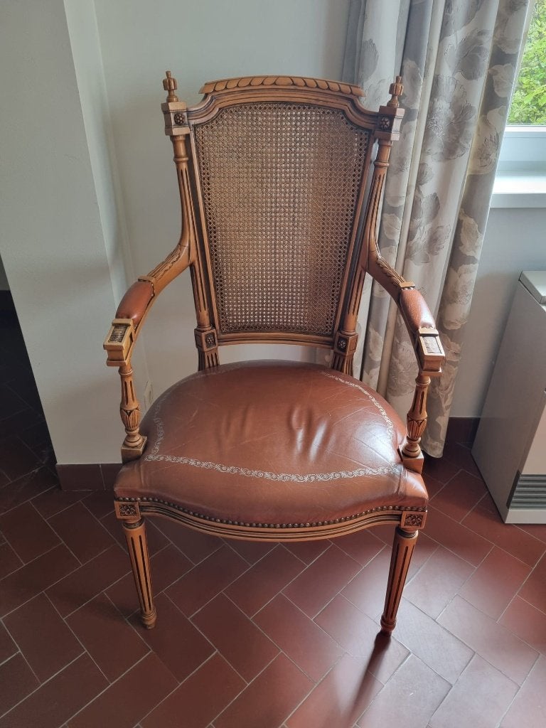 stoel voor bureau, Huis en Inrichting, Ophalen, Bruin, Zo goed als nieuw, Eén