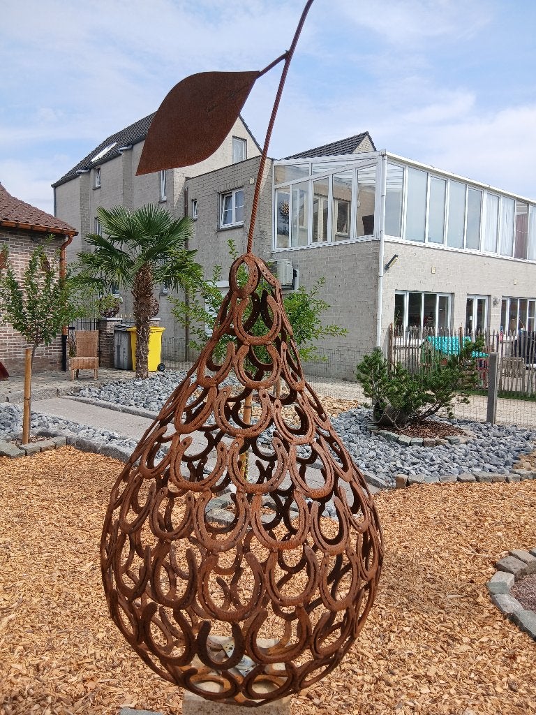 tuinbeeld & peer & kunstwerk & hoogte 200 cm, Tuin en Terras, Tuinbeelden, Ophalen, Nieuw, Metaal, Abstract beeld