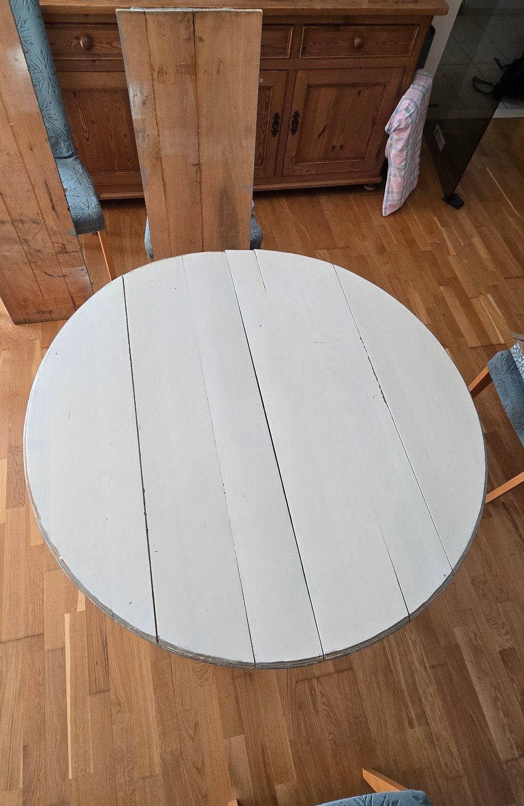table salle à manger blanche, Maison & Meubles, 150 à 200 cm, Cinq personnes ou plus, 100 à 150 cm, Enlèvement