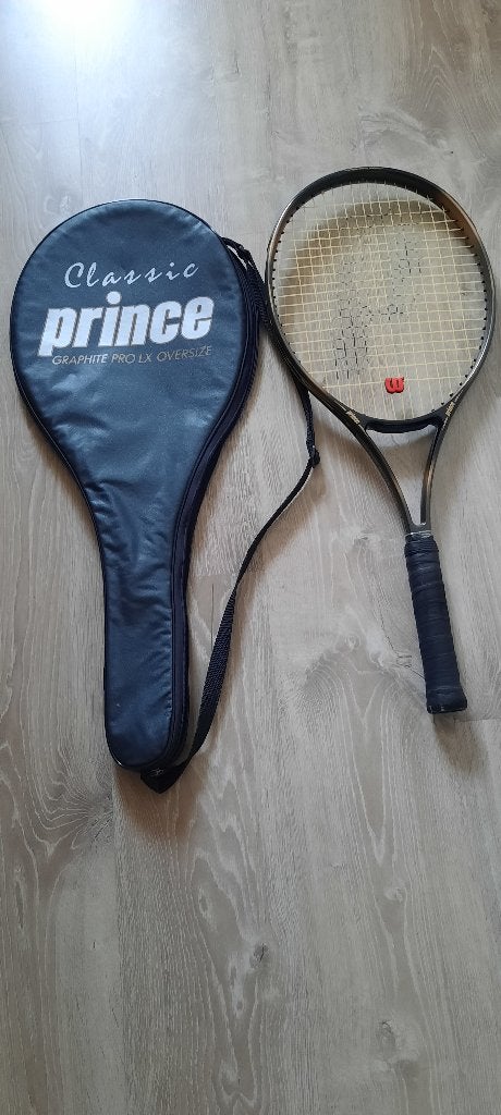 TENNISRACKET  met zak VOOR DAMES, Prince, Ophalen of Verzenden, Zo goed als nieuw, Racket
