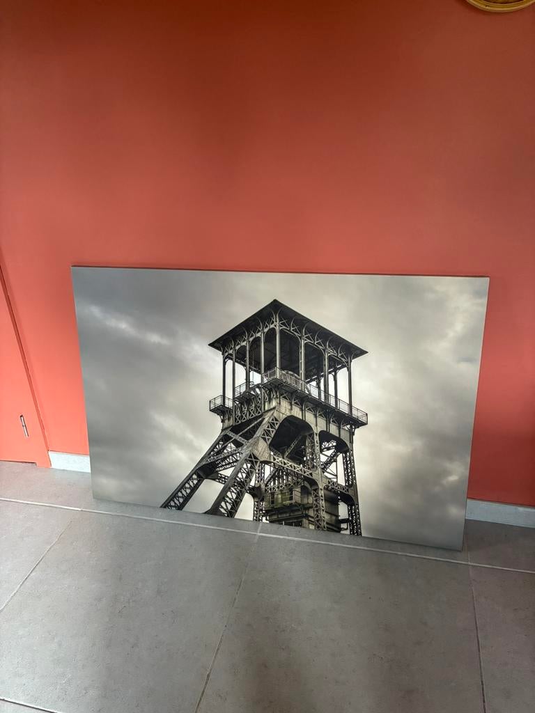 Grote print mijnschacht Winterslag, Ophalen