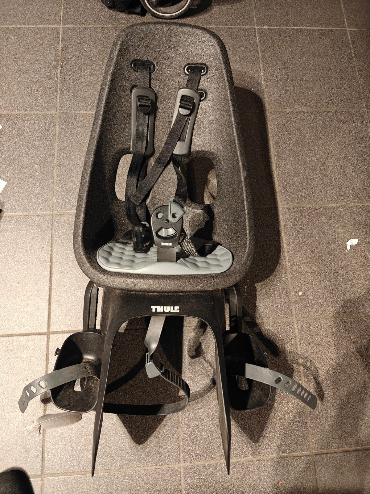 Thule Yepp fietsstoeltje, Fietsen en Brommers, Ophalen, Achterzitje, Voetsteuntjes, Yepp (Thule)