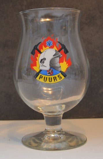 Duvelglas Brandweer Puurs (het eerste), Ophalen of Verzenden, Nieuw, Bierglas
