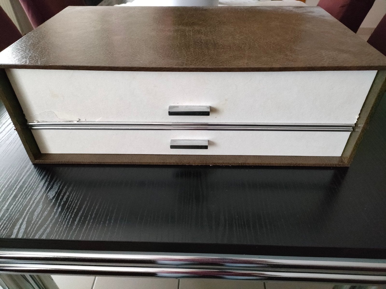 Bestekkoffer, Enlèvement, Comme neuf, Inox ou Chrome, Set de couverts