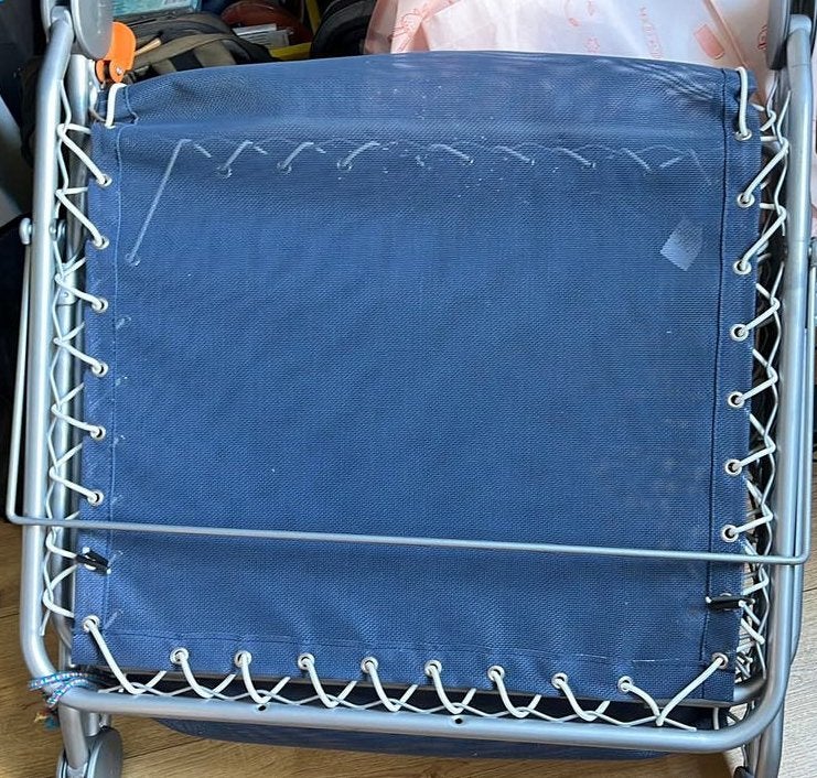 Ligbed lafuma siesta stretcher donkerblauw, Ophalen, Zo goed als nieuw, Binnen