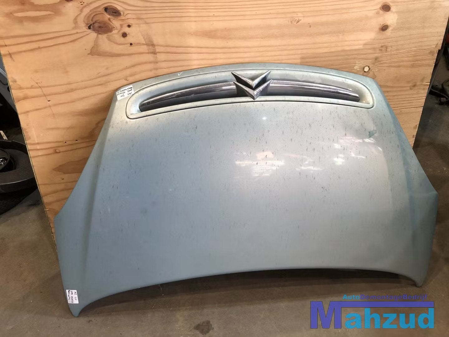 Citroen XSARA Picasso groen KRSC motorkap, Auto-onderdelen, Gebruikt, Citroën, Stellantis N.V., Motorkap