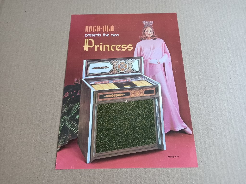 Flyer: Rock-Ola Princess 461 (1976) jukebox, Envoi