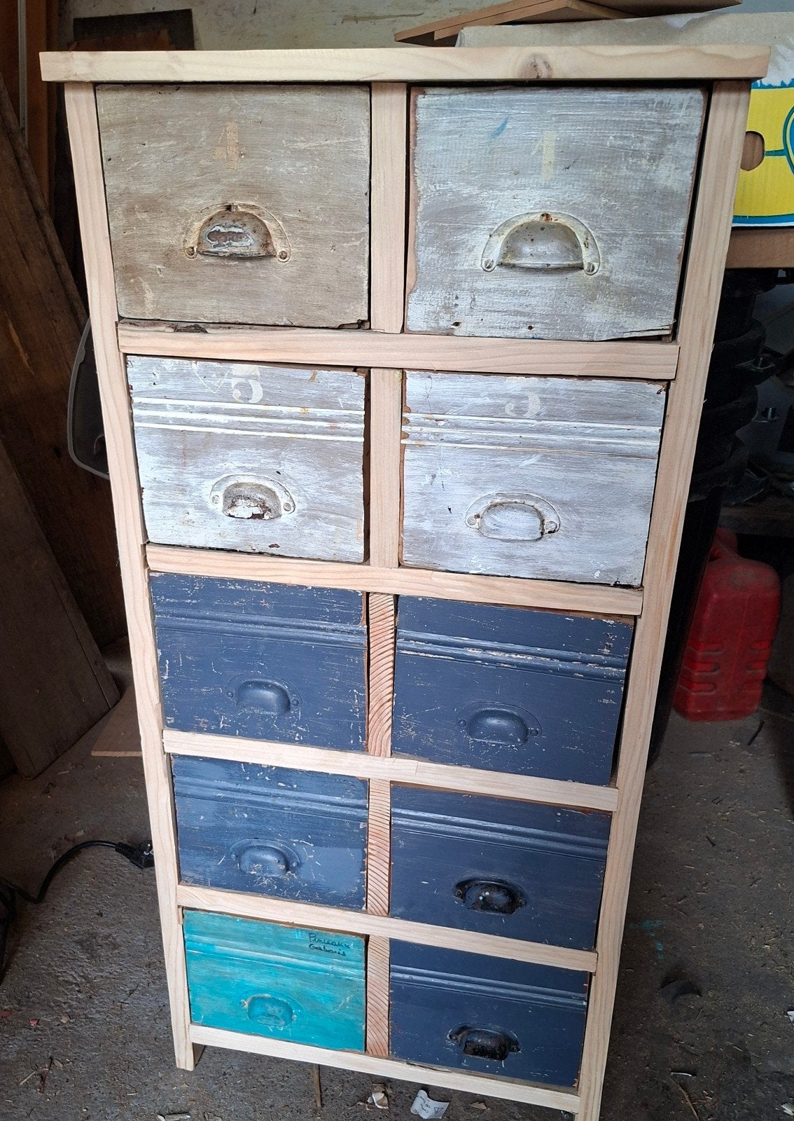 meuble 10 tiroirs, Antiquités & Art, Enlèvement