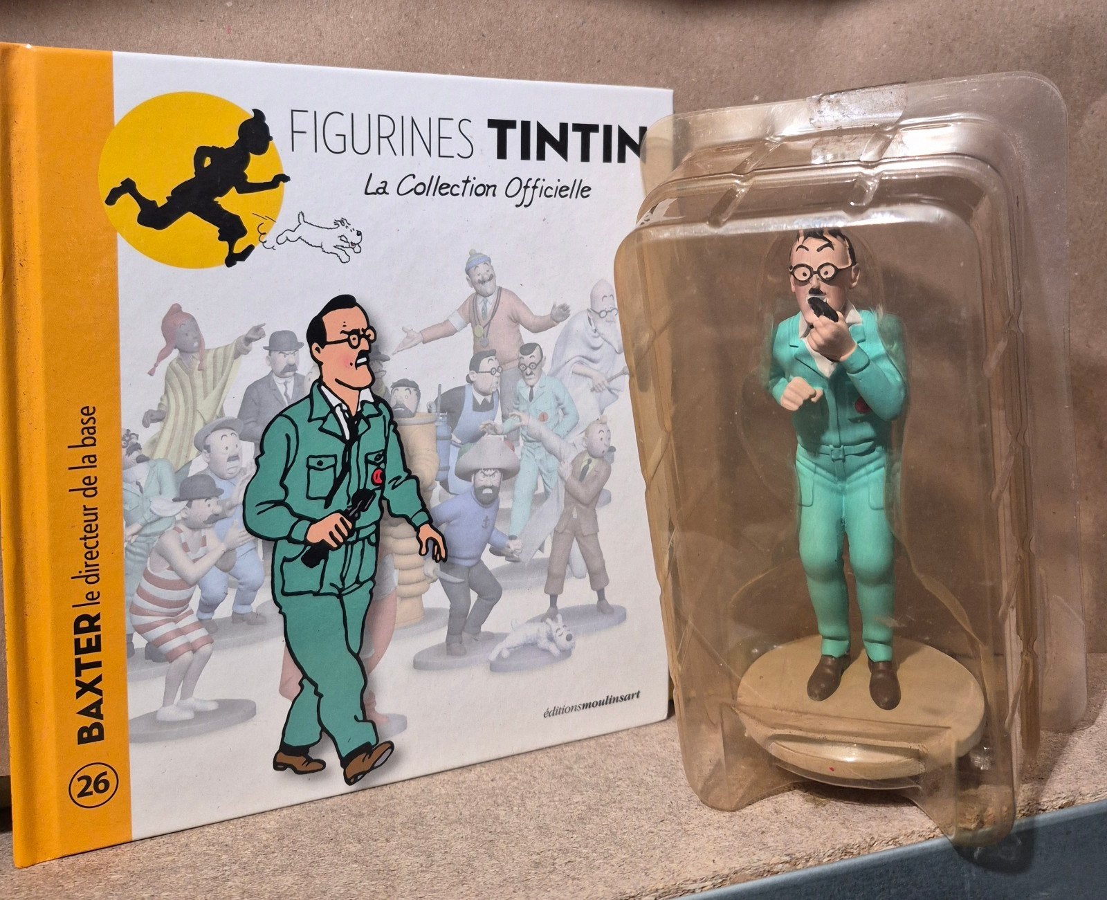 Tintin figurine officiel Frank Baxter, Enlèvement ou Envoi, Tintin