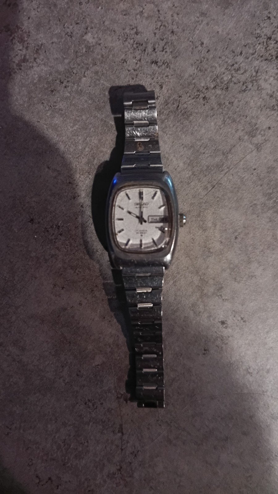 Vintage Seiko (Hi-Beat) dameshorloge uit de jaren '70, Bijoux, Sacs & Beauté, Montre-bracelet, Seiko, Enlèvement ou Envoi, Acier