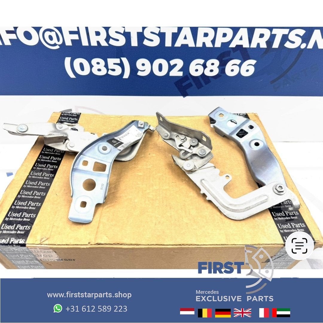 H243 EQA X243 EQB MOTORKAP SCHARNIER SET L/R EQ A / EQ B Kla, Gebruikt, -, Ophalen of Verzenden, -