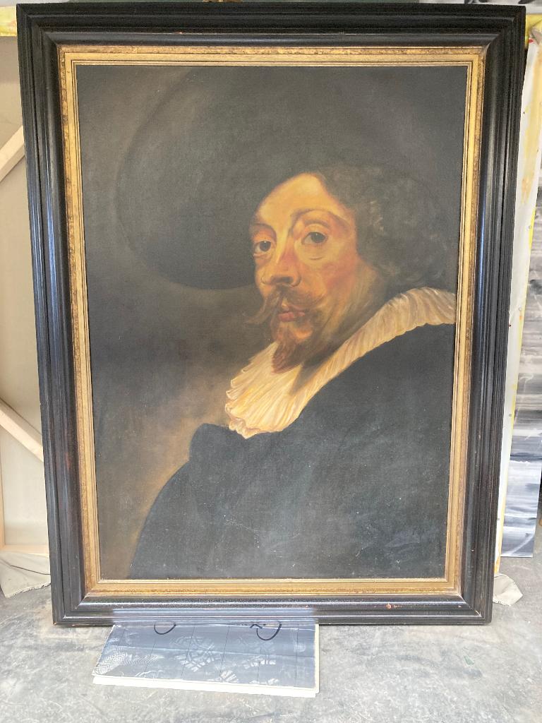 Reproductie zelfportret Rubens, Ophalen