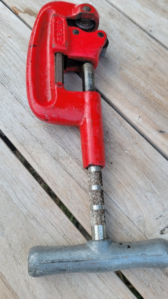 VIRAX 210120 Pijpsnijder voor staal, Doe-het-zelf en Bouw, Ophalen, Zo goed als nieuw, Snijgereedschap