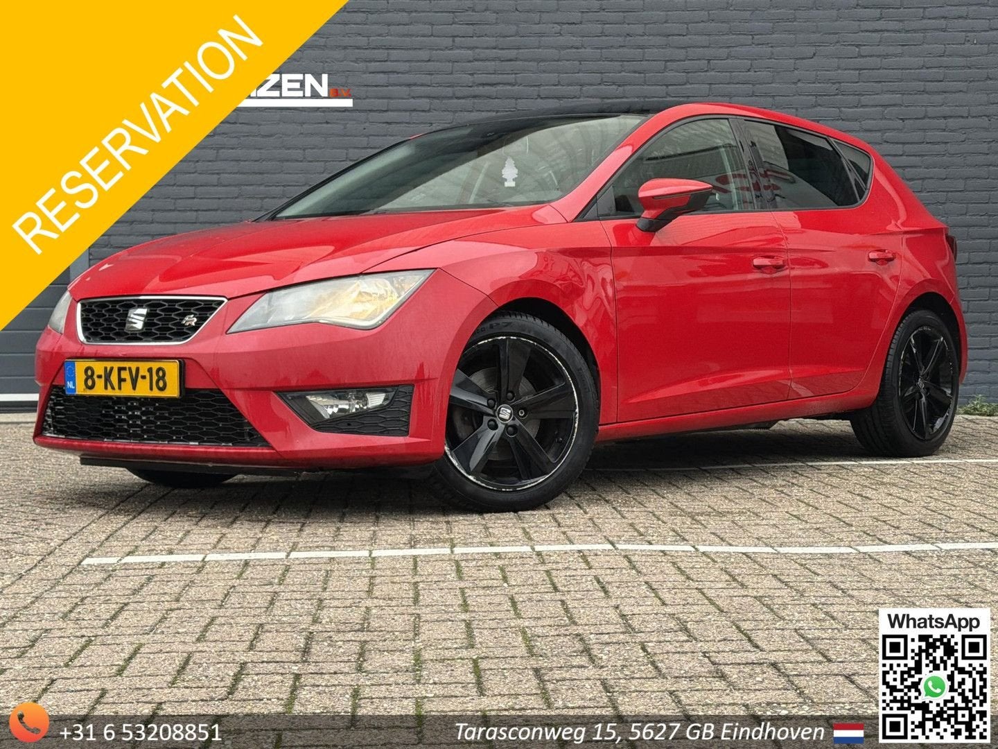 Seat Leon 1.4 TSI FR, Auto's, 90 kW, Zwart, Leon, Bedrijf