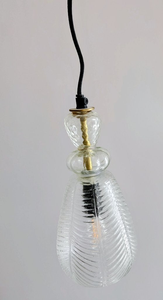 Glazen hanglamp Sissy-boy, Ophalen, Zo goed als nieuw, Glas