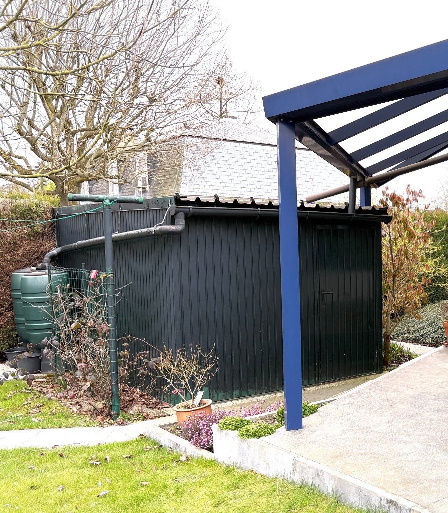 Metalen garagebox, Ophalen, Overige typen, Zonder ramen, Metaal
