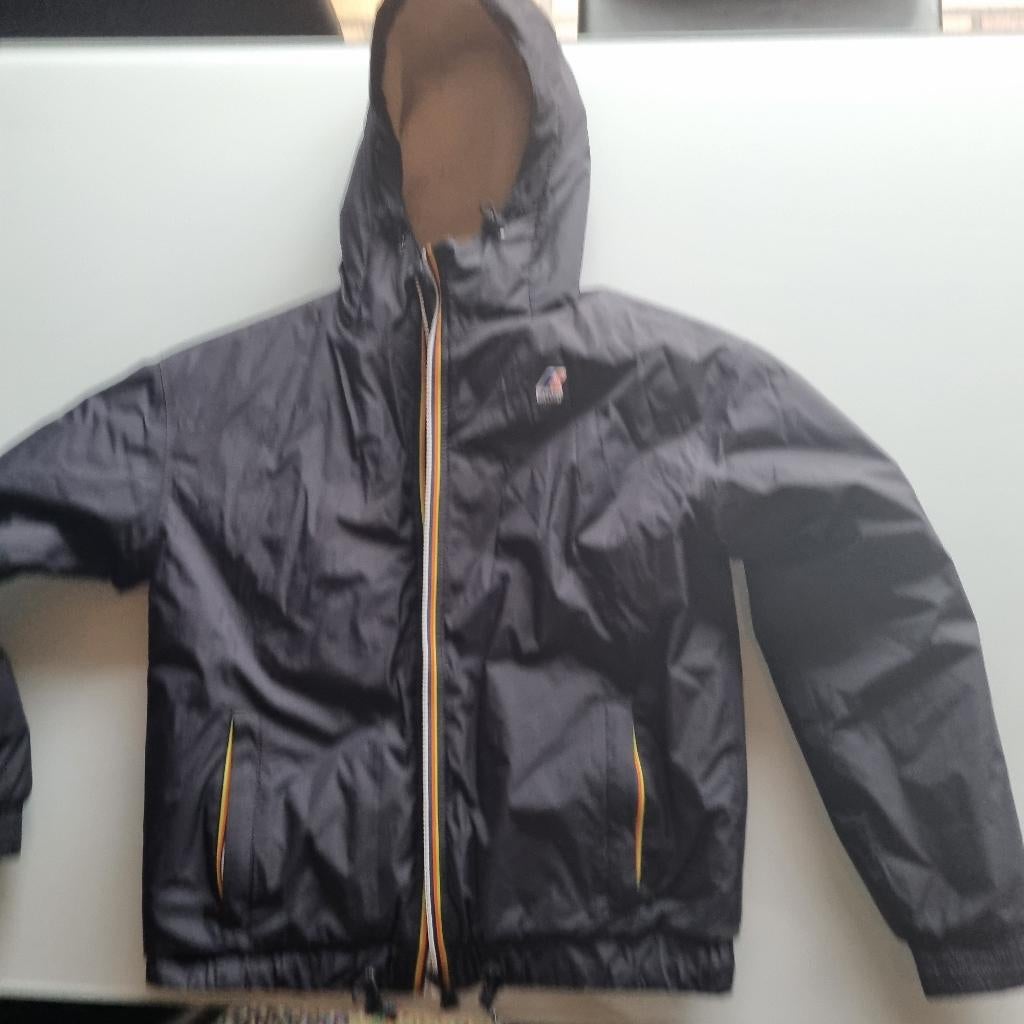 K Way jas voor dames, Kleding | Dames, Jassen | Winter, Zo goed als nieuw, Maat 36 (S), Blauw, Ophalen of Verzenden