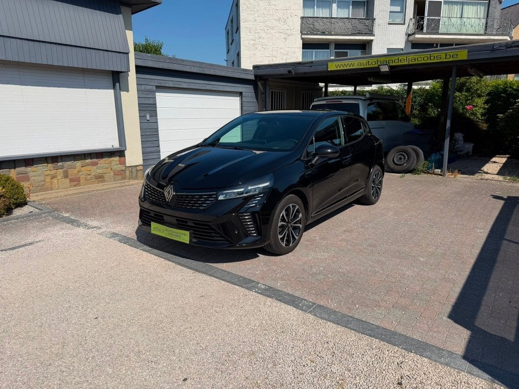 RENAULT CLIO * 1.0TCE * TECHNO * AUT * LANE * 360 CAMERA, Dealer onderhouden, 67 kW, Leder en Stof, Zwart