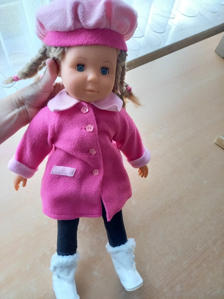Belle poupée de 55 cm fait du bruit, vêtue d'un costume, Enlèvement ou Envoi, Utilisé, Baby Pop