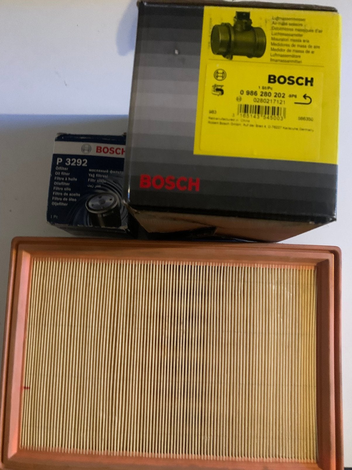 Auto filters, Ophalen, Nieuw