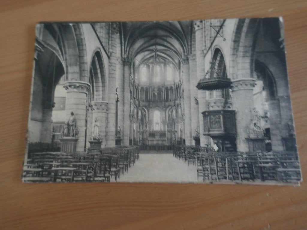 oudenaarde OLVr van pamelekerk binnenzicht, Verzamelen, Verzenden, Gelopen, Oost-Vlaanderen
