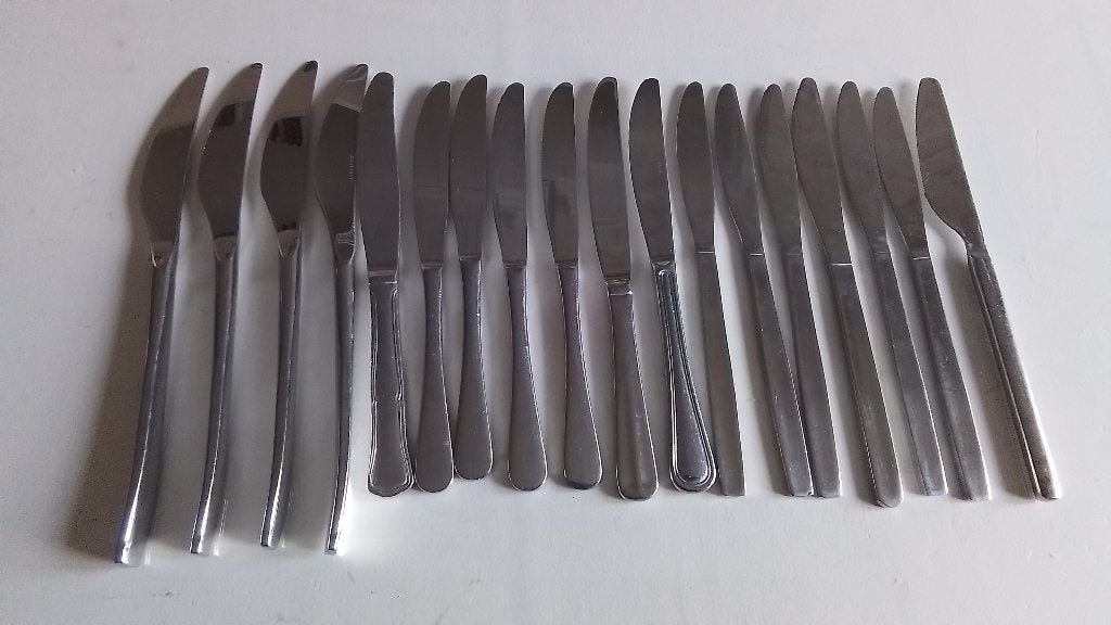 Pakket vorken en messen, Enlèvement, Utilisé