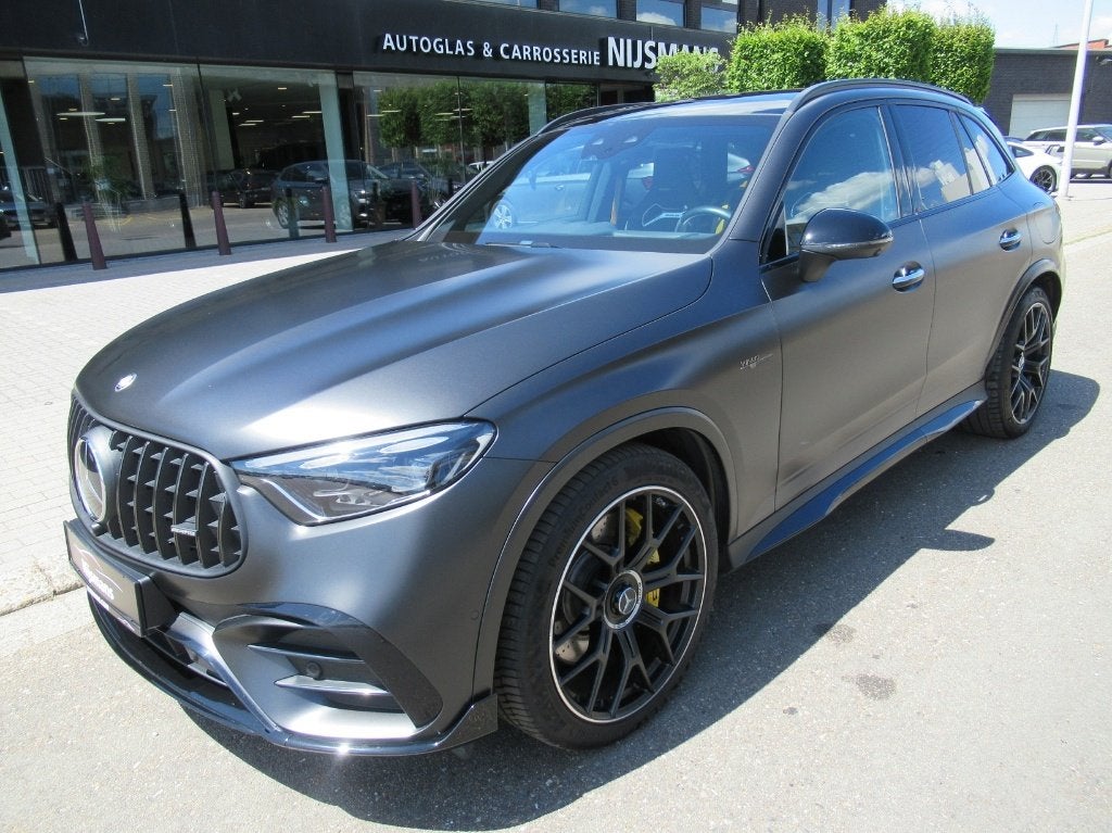 Mercedes-Benz GLC63 AMG S E Perf Edit1-PHEV-HUD-ACC-BURM-PAN, Auto's, Automaat, 4 cilinders, Leder, 5 zetels