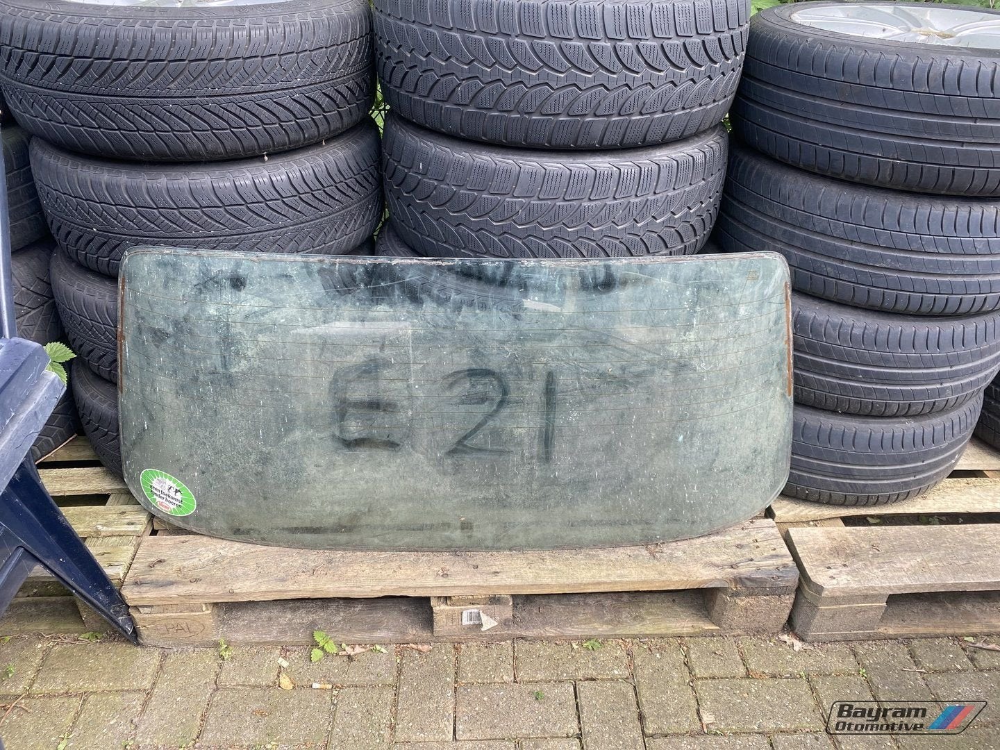 Bmw E21 achterruit ruit achter groen glas raam 3-serie, Ophalen, Gebruikt, -, -