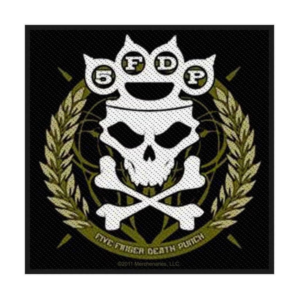 Five Finger Death Punch Knuckles Crown Patch officiële merch, Ophalen of Verzenden, Nieuw