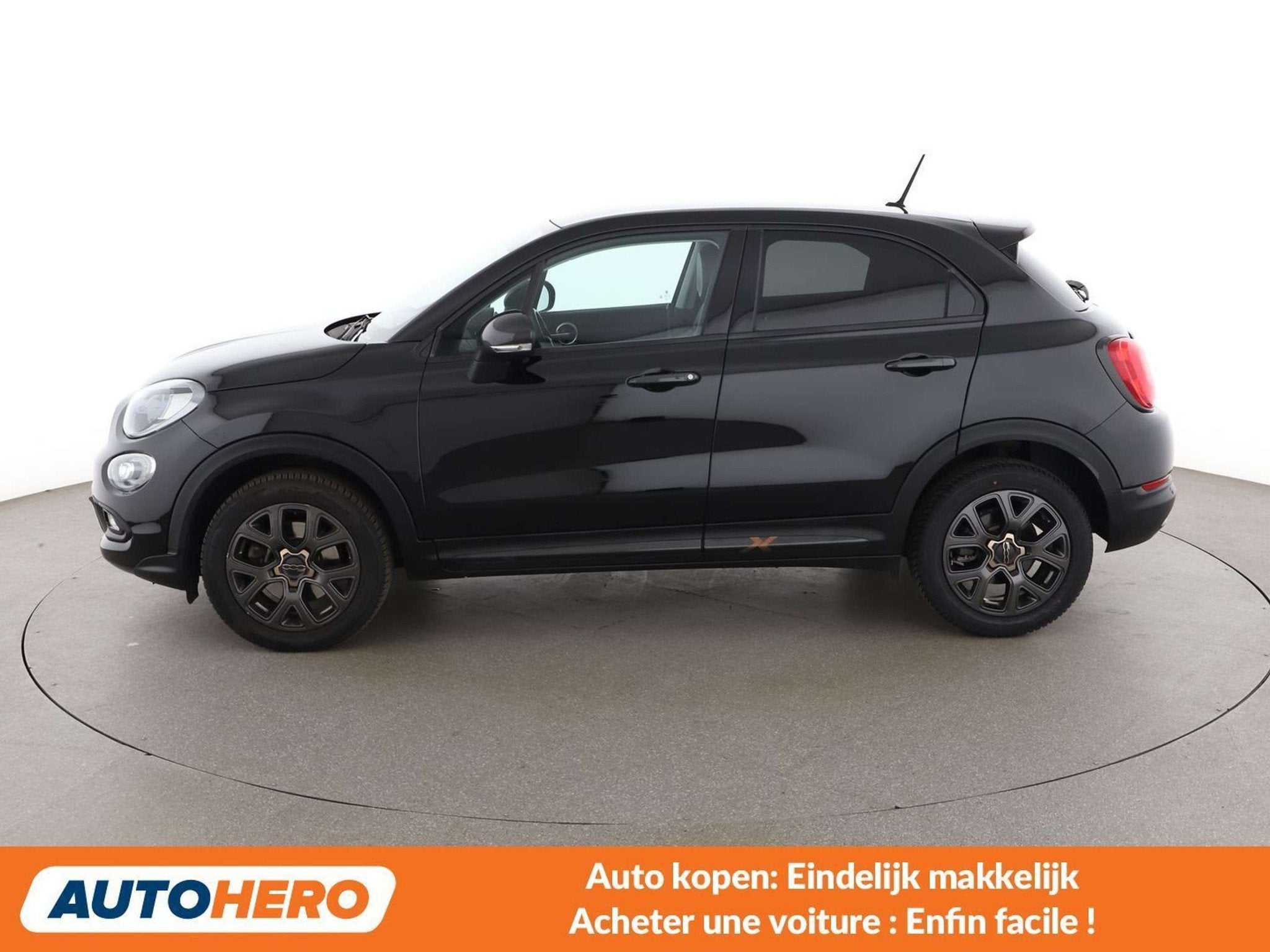 Fiat 500X 1.6 E-torQ S-Design Urban Look (bj 2018), Auto's, Voorwielaandrijving, Zwart, 1350 kg, Zwart