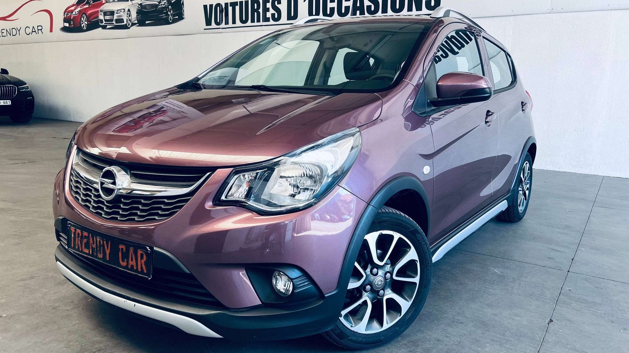 Opel KARL ROCKS 1.0i (EU6.2) ESSENCE+CARPLAY+CRUISE+APS+CARN, Autos, 118 g/km, Achat, Euro 6, Noir